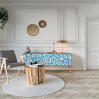 BLOOMY MORNING TV-Lowboard mit 3 Türen in Eiche-Optik