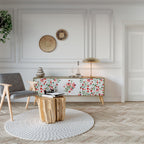 FLOWERS AND STRAWBERRIES TV-Lowboard mit 3 Türen in Eiche-Optik