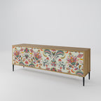 ORGANIC FOLKLORE TV-Lowboard mit 3 Türen in Eiche-Optik