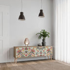 ORGANIC FOLKLORE TV-Lowboard mit 3 Türen in Eiche-Optik