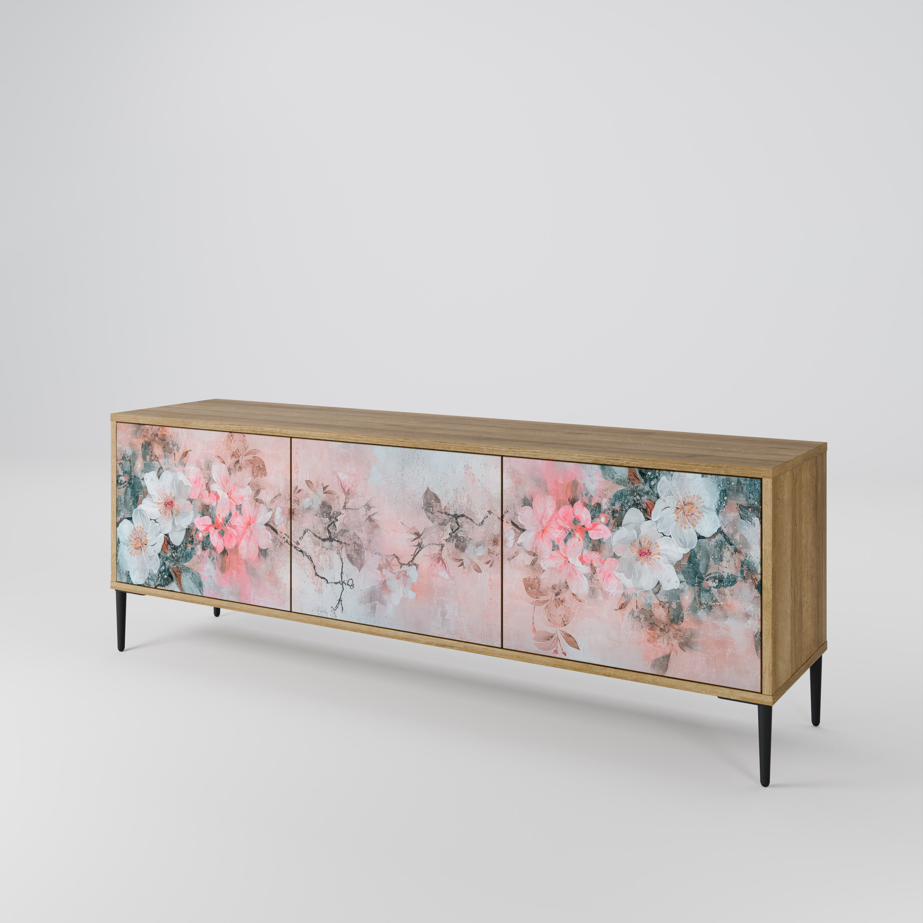CHERRY BLOSSOM 3-Door TV Cabinet
