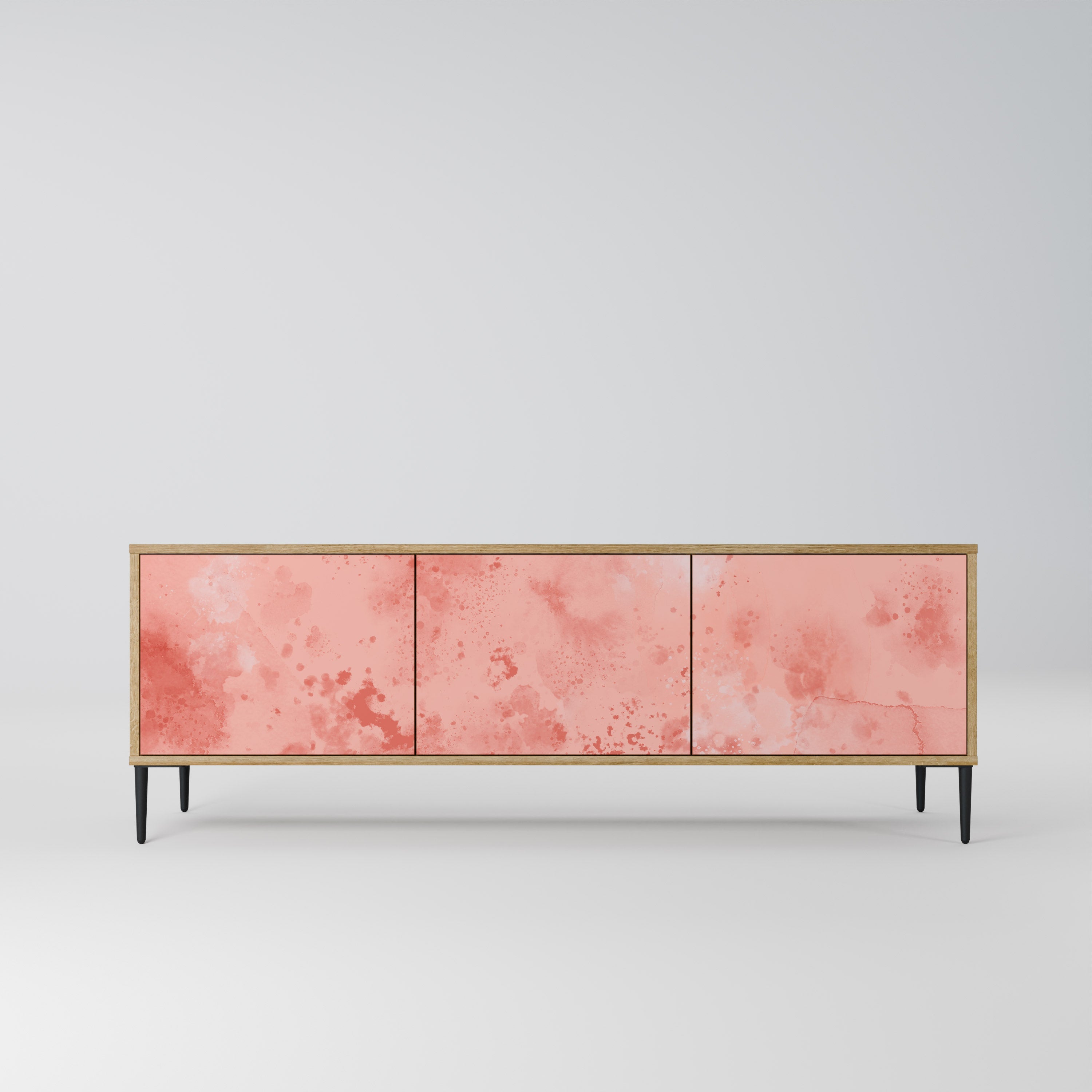 CRANE DANCE TV-Lowboard mit 3 Türen in Eiche-Optik