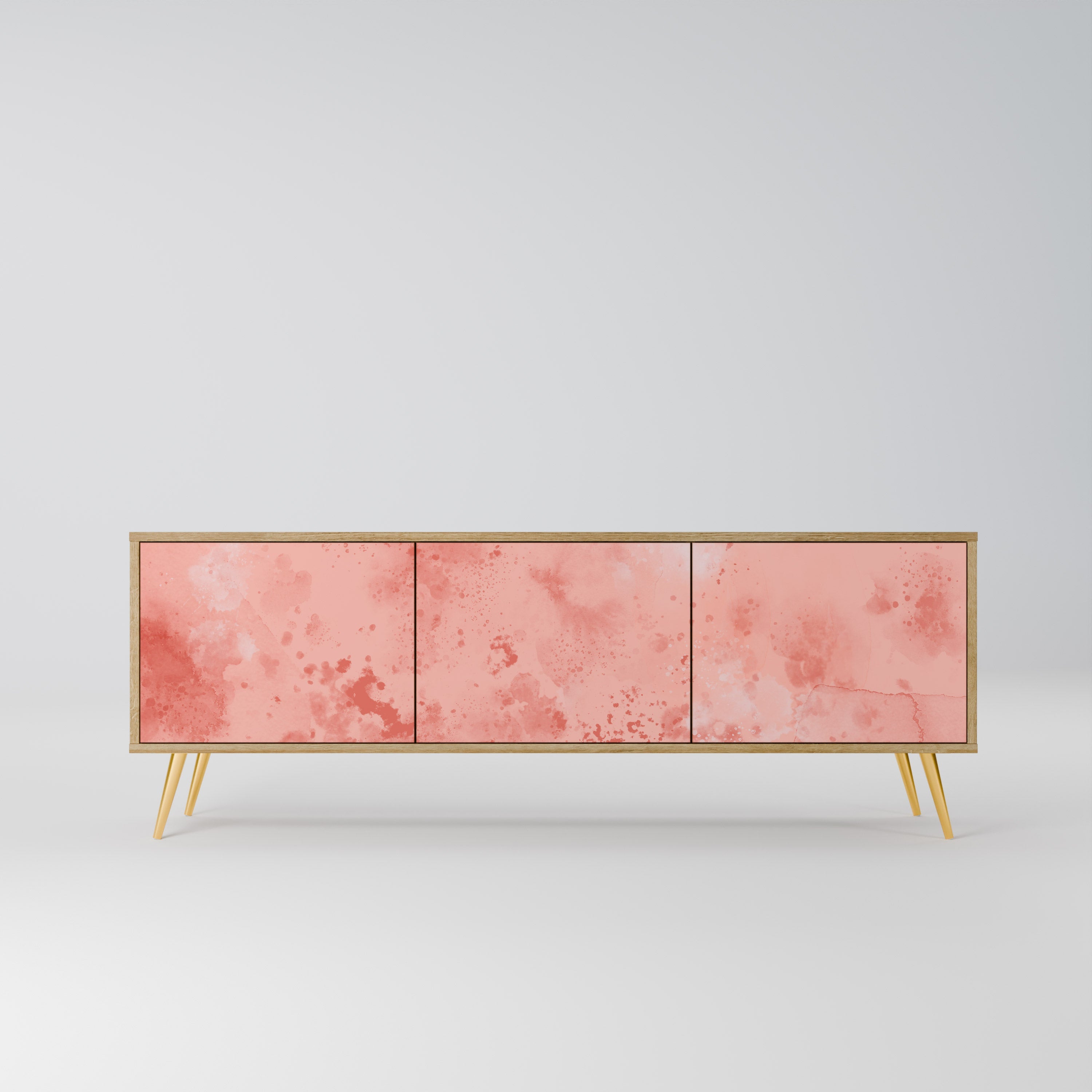 CRANE DANCE TV-Lowboard mit 3 Türen in Eiche-Optik