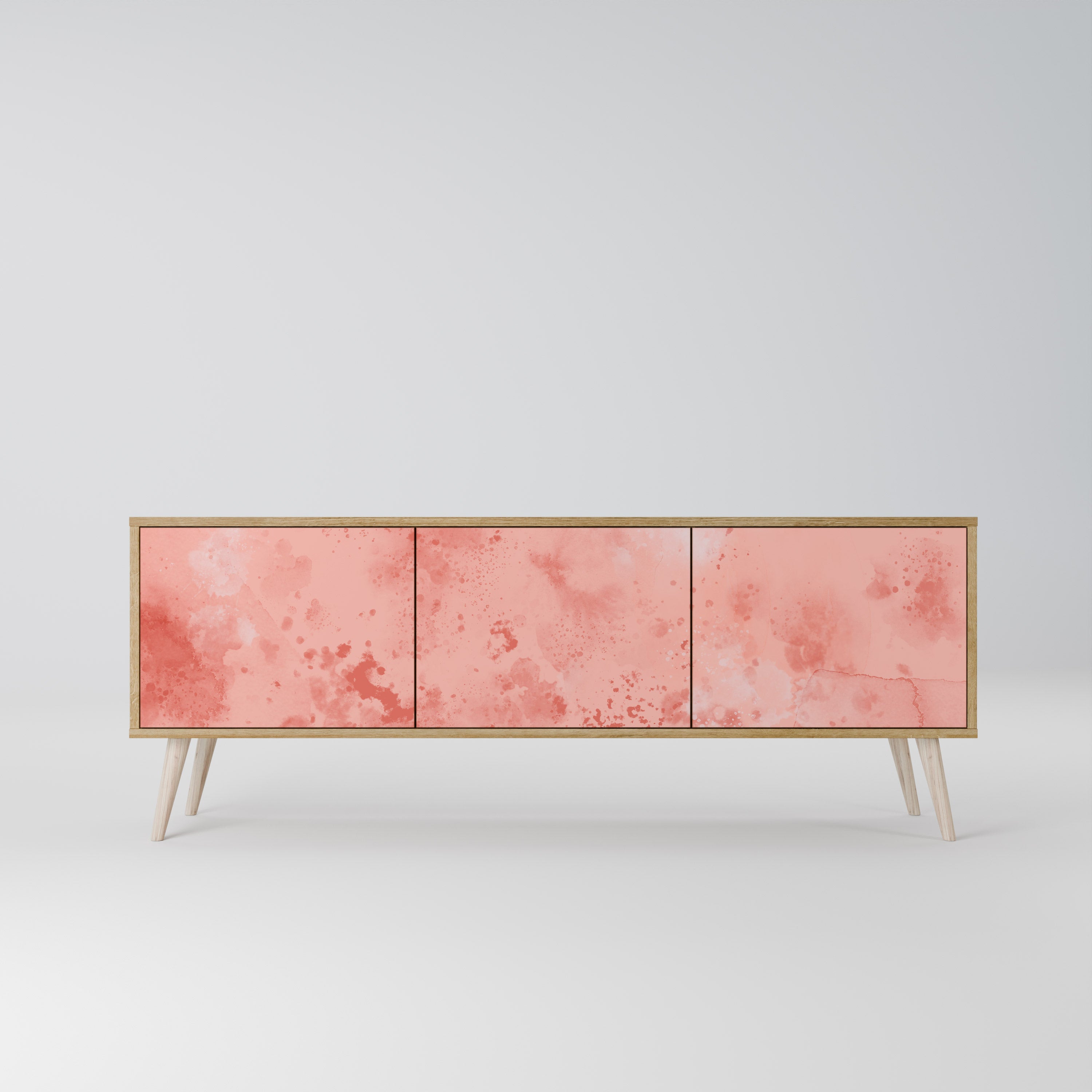 CRANE DANCE TV-Lowboard mit 3 Türen in Eiche-Optik