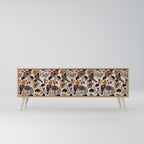 EMINENT HOOPOE TV-Lowboard mit 3 Türen in Eiche-Optik