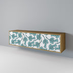 WATERSPOUT SONGIBIRD 3-Door TV Stand in Oak Effect