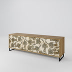 ALMONDINE SONGBIRD TV-Lowboard mit 3 Türen in Eiche-Optik