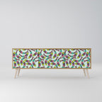 INDIAN FISH TV-Lowboard mit 3 Türen in Eiche-Optik