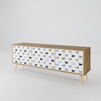 CATS COMPILATION TV-Lowboard mit 3 Türen in Eiche-Optik