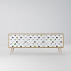 CATS COMPILATION TV-Lowboard mit 3 Türen in Eiche-Optik