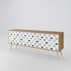 CATS COMPILATION 3-Door TV Cabinet