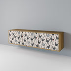 HAPPY HENS TV-Lowboard mit 3 Türen in Eiche-Optik