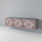 MARVEL MOSAIC TV-Lowboard mit 3 Türen in Grau