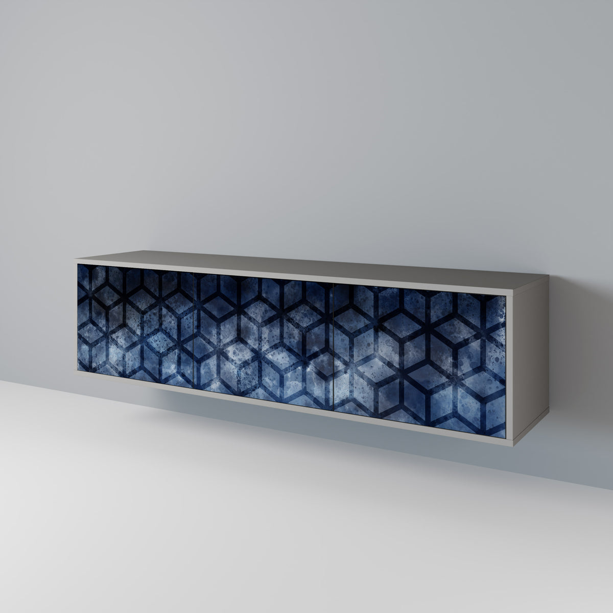 CUBIC MIST 3-türiges TV-Lowboard