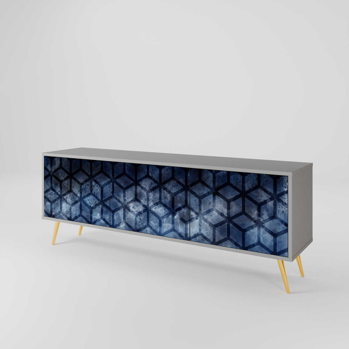 CUBIC MIST 3-türiges TV-Lowboard