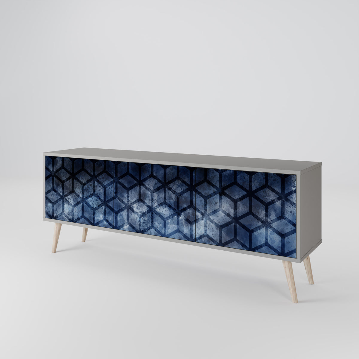 CUBIC MIST 3-türiges TV-Lowboard