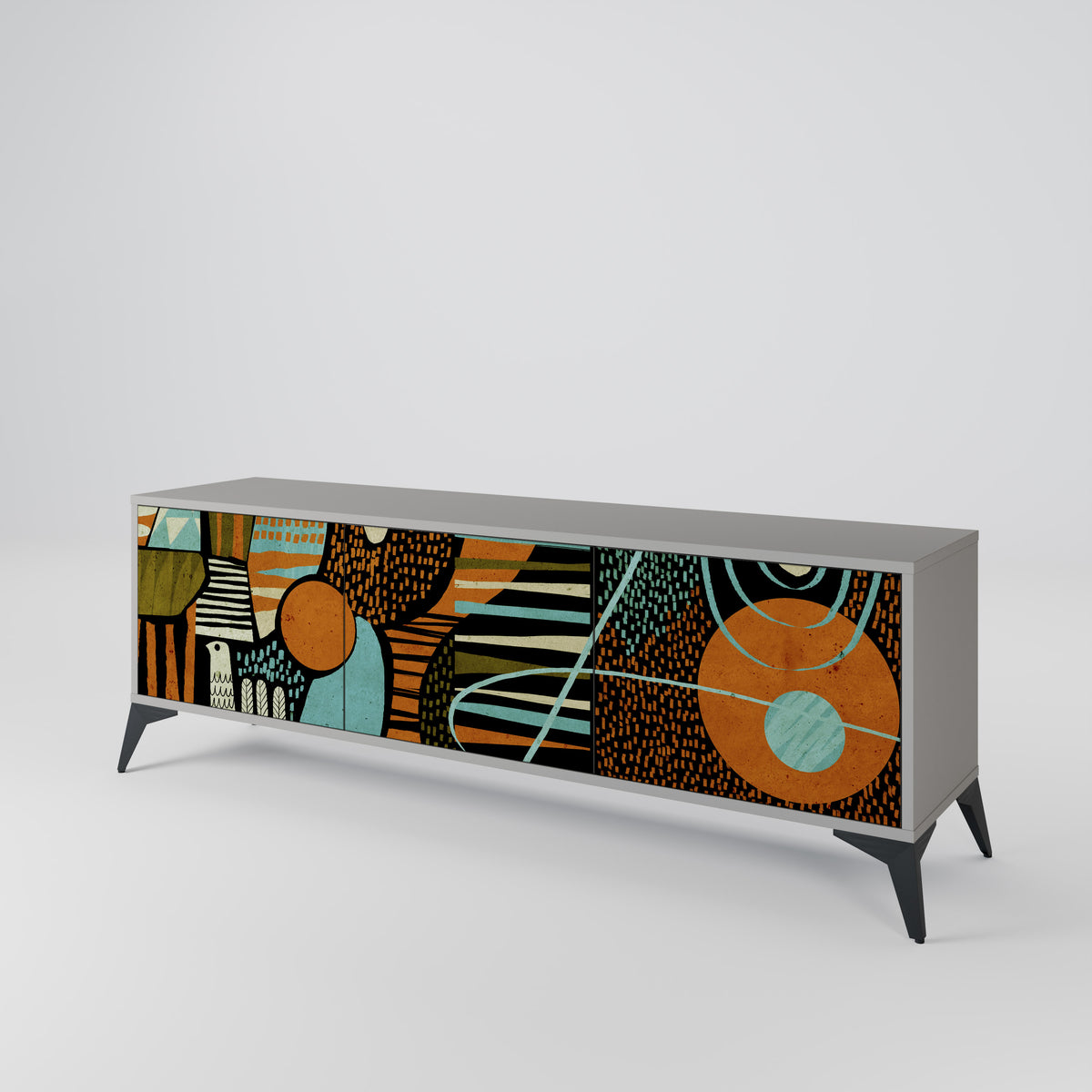GEODE GLIMMER 3-türiges TV-Lowboard