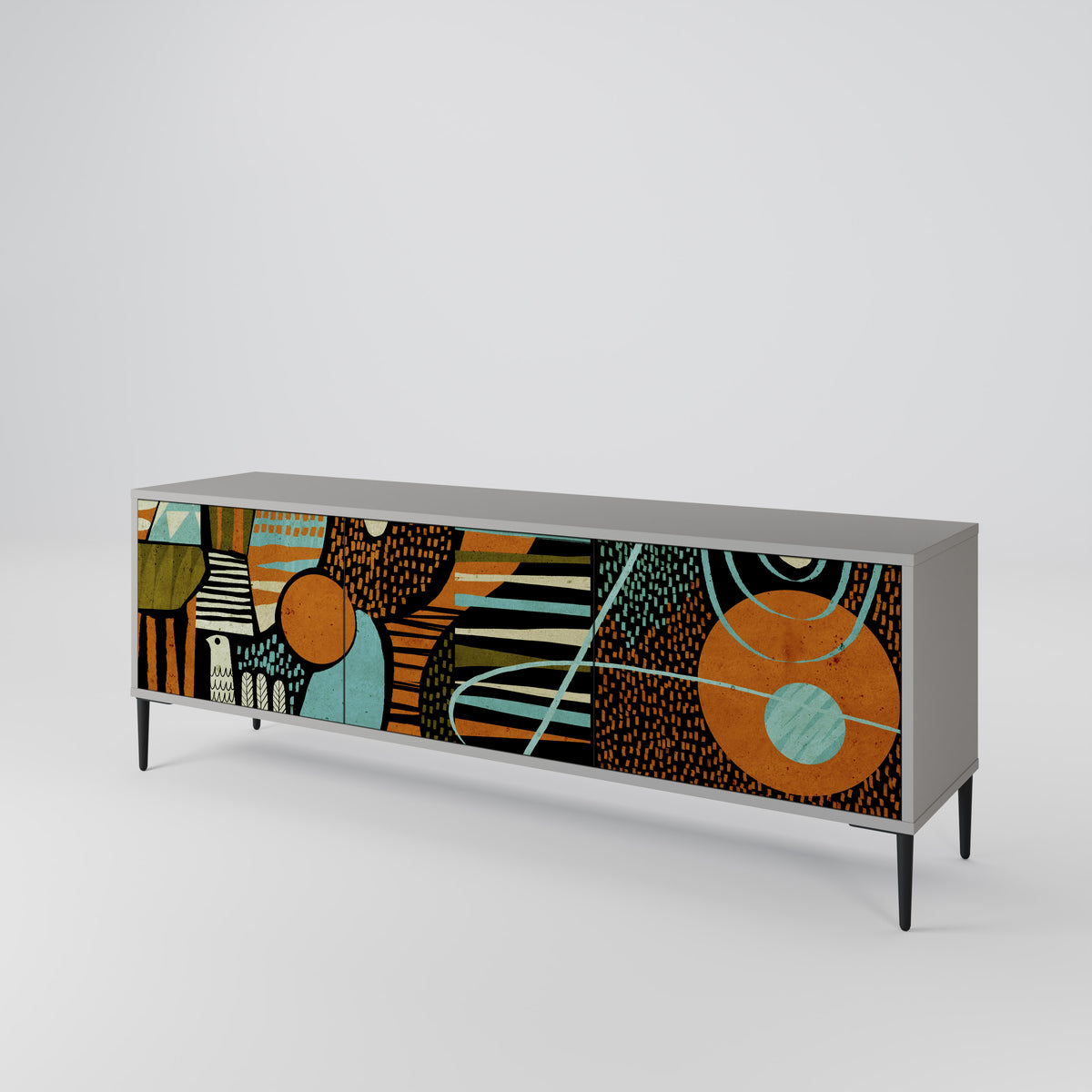 GEODE GLIMMER 3-türiges TV-Lowboard