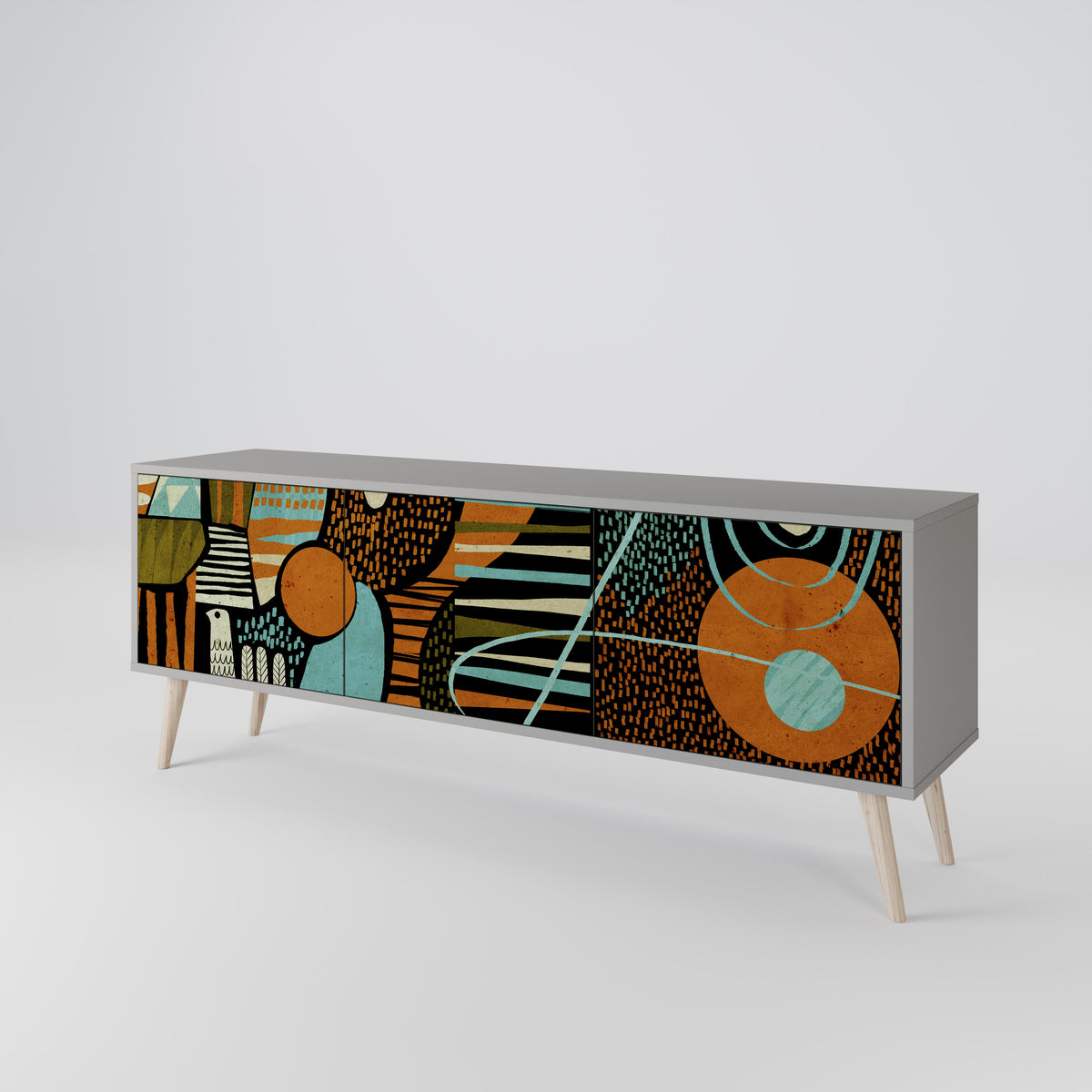 GEODE GLIMMER 3-türiges TV-Lowboard