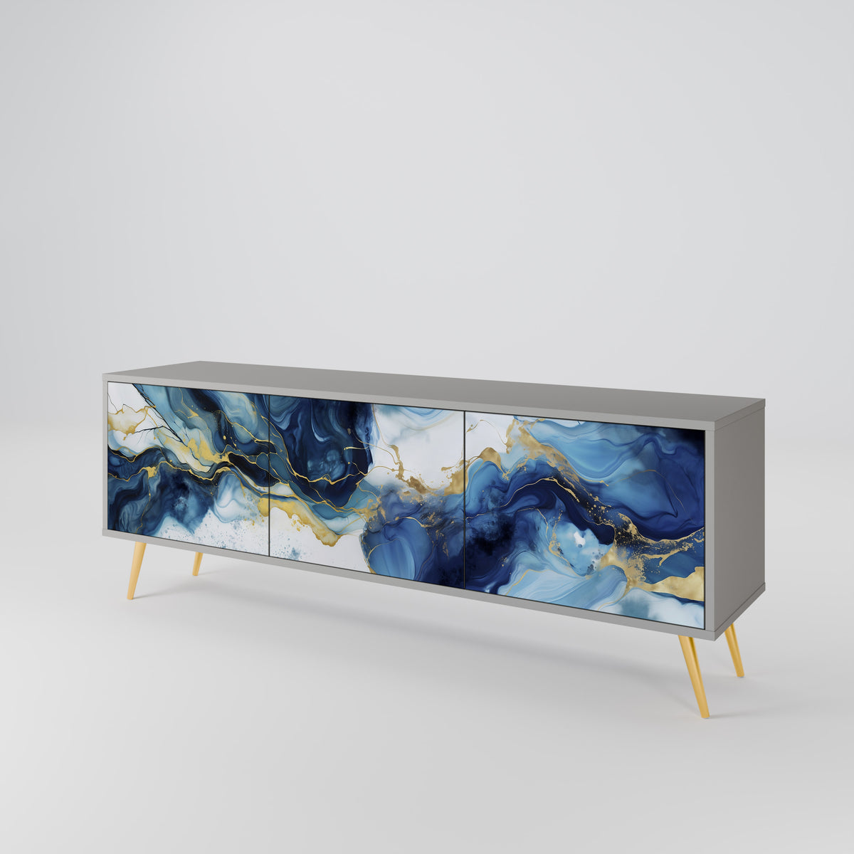 INKY MARBLE 3-türiges TV-Lowboard