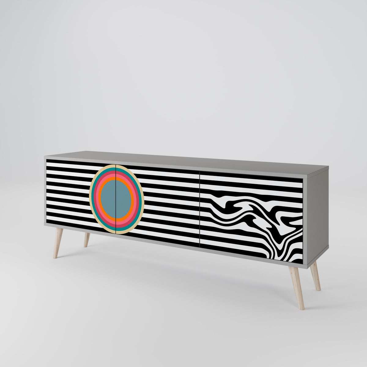 SPECTRA SHOWCASE 3-türiges TV-Lowboard