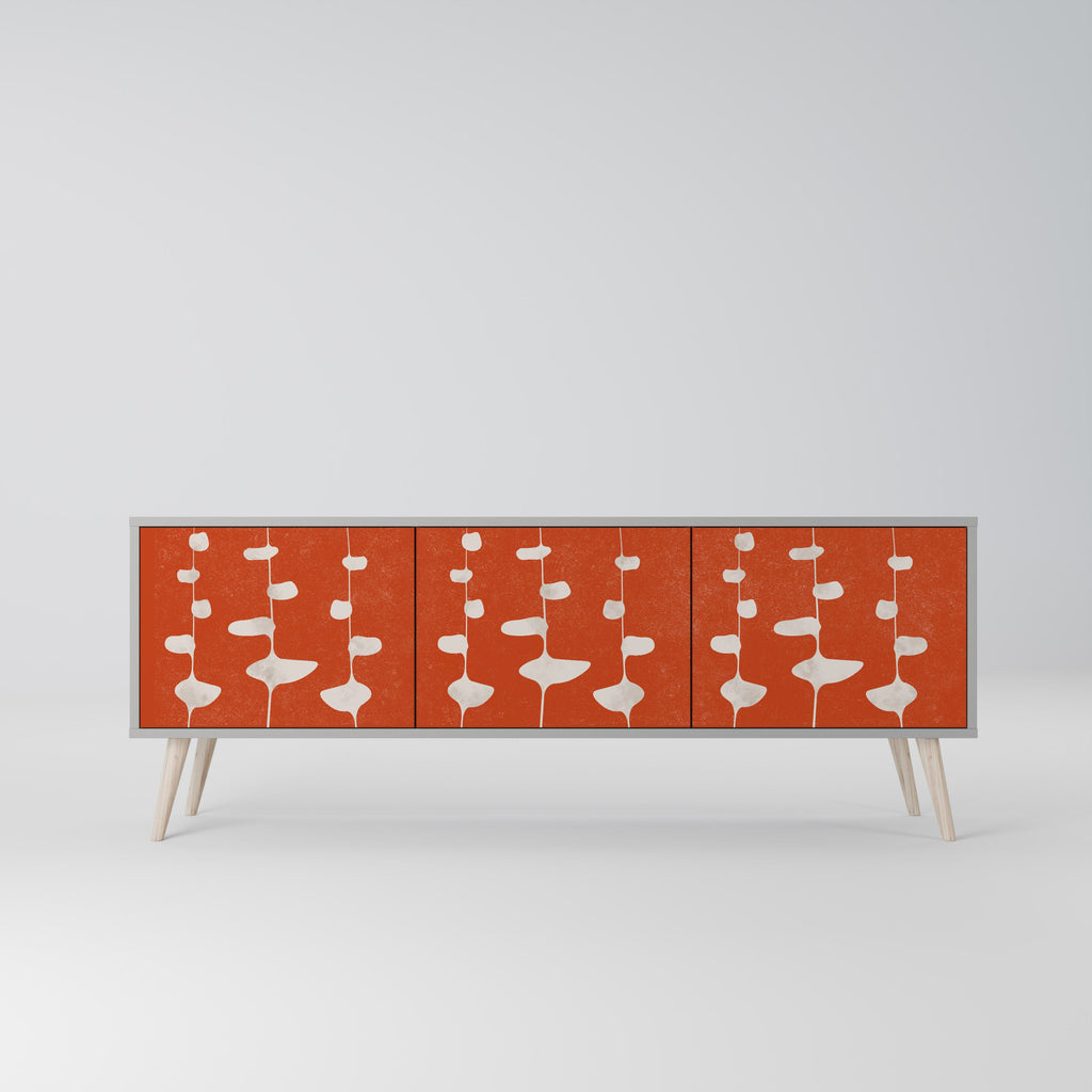 COURAGE MOLD TV-Lowboard mit 3 Türen in Grau