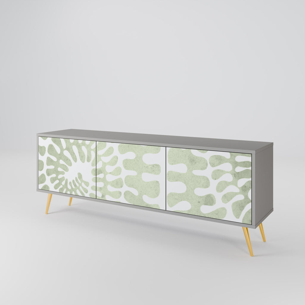 HELIX DANCE TV-Lowboard mit 3 Türen in Grau