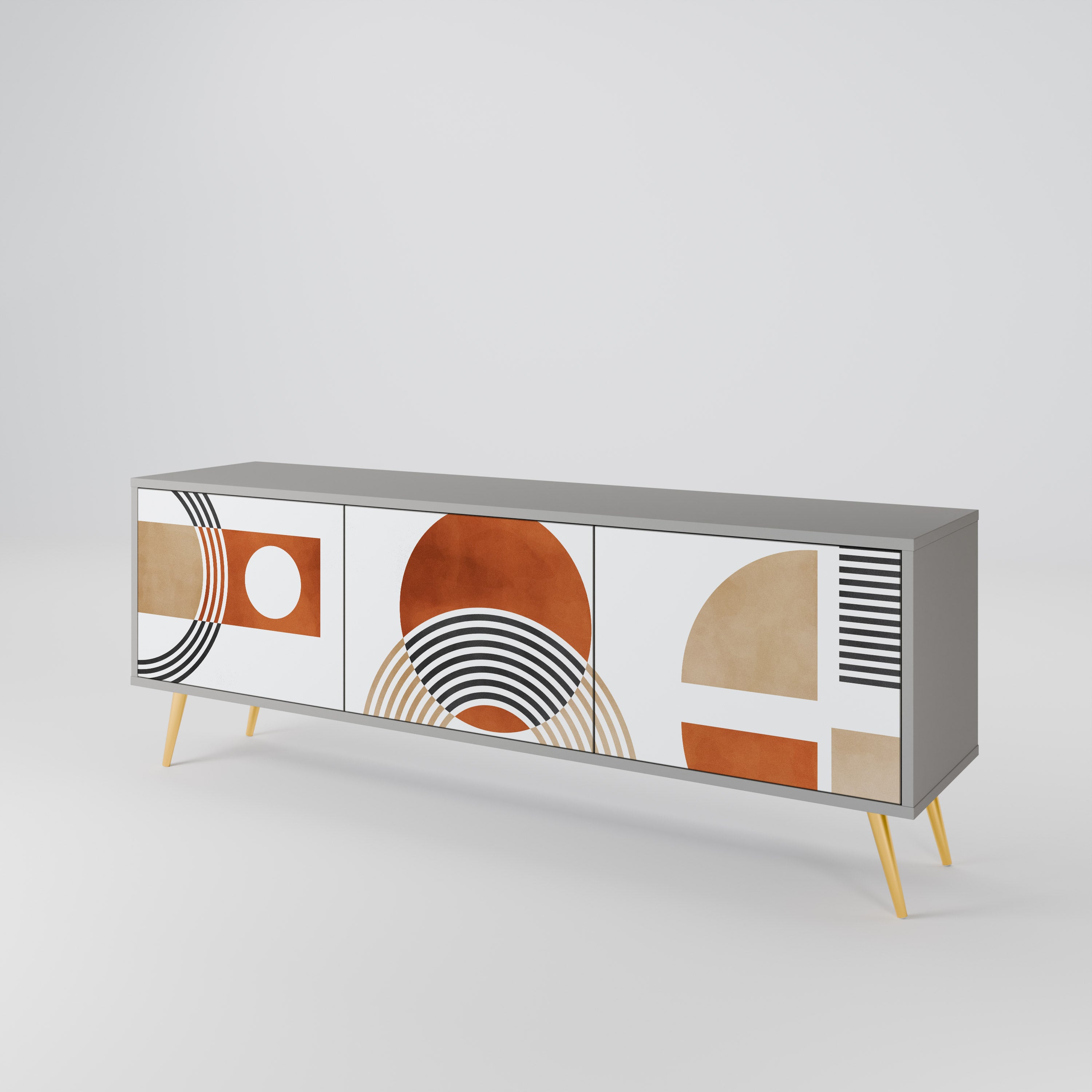 CIRCLE RHYTM 3-Door TV Cabinet