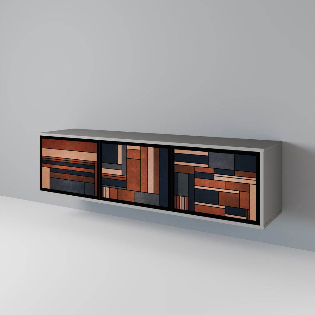 INTREPID FORMATION TV-Lowboard mit 3 Türen in Grau