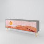 LUMINOUS SUNLIGHT TV-Lowboard mit 3 Türen in Grau