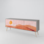 LUMINOUS SUNLIGHT TV-Lowboard mit 3 Türen in Grau