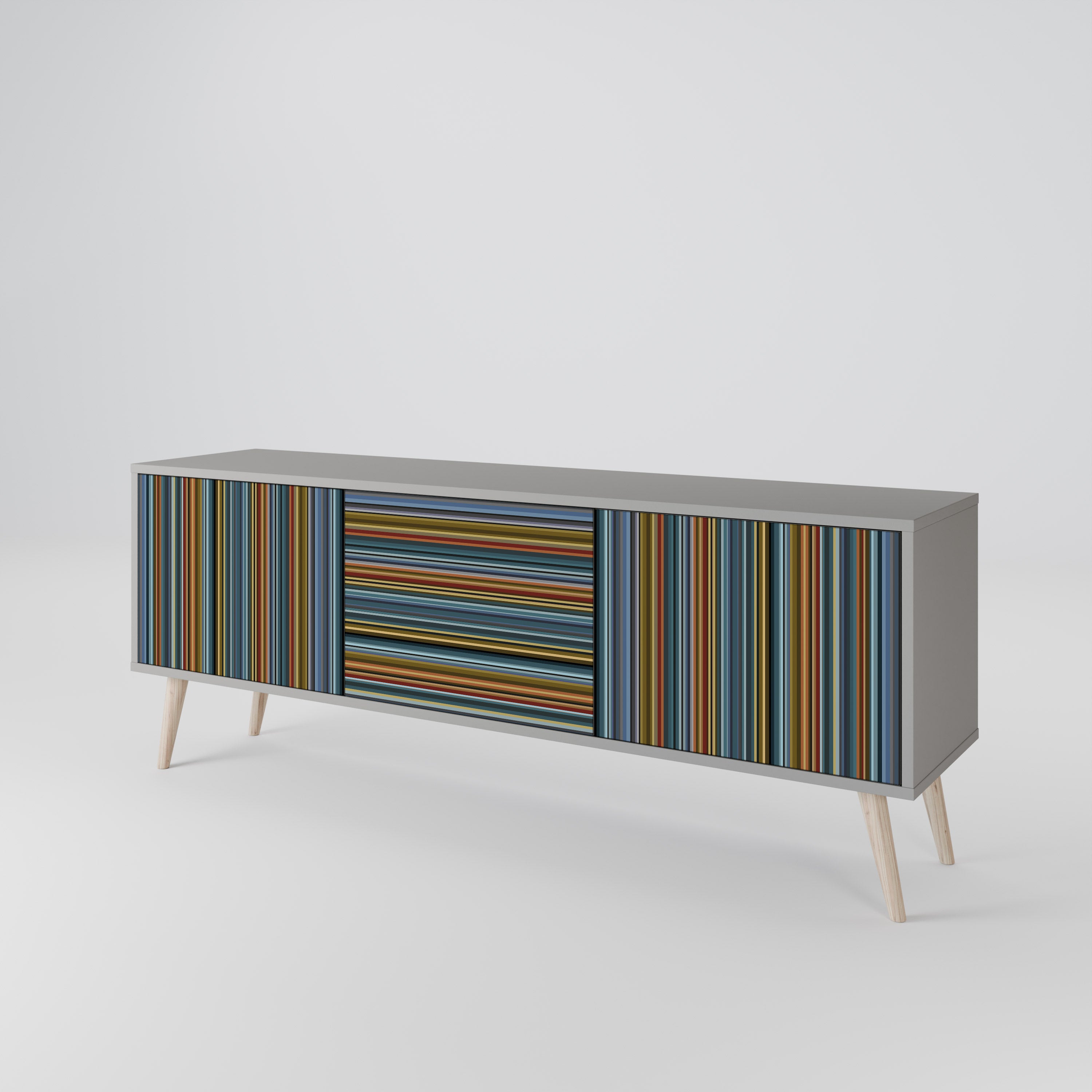 LINEOUT SPECTRUM 3-Door TV Cabinet