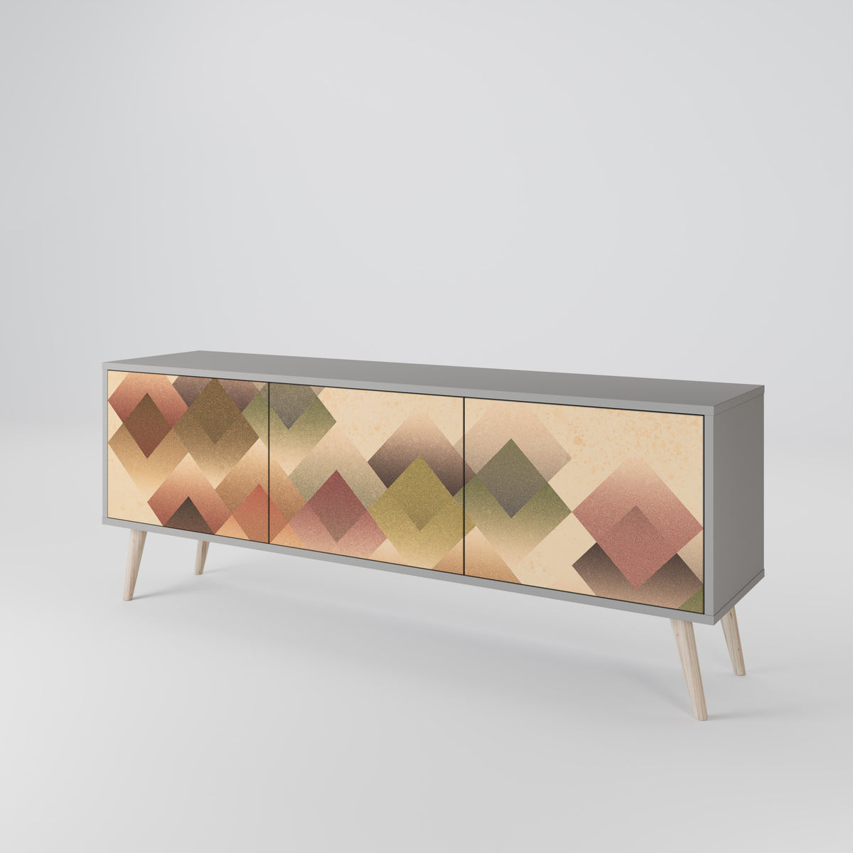 GEOMETRIC FUSION 3-türiges TV-Lowboard