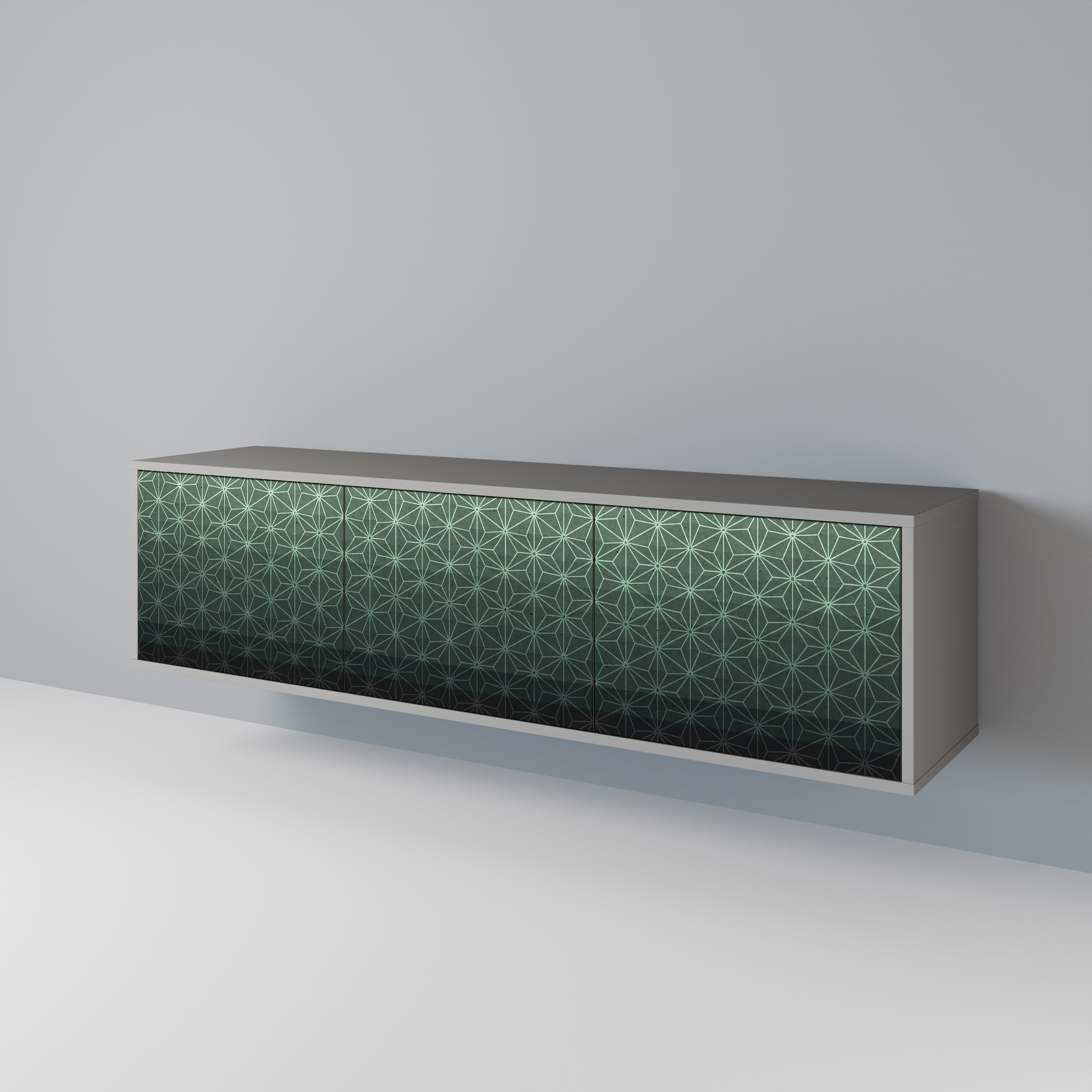 ORNAMENTAL GLIMMER 3-Door TV Cabinet