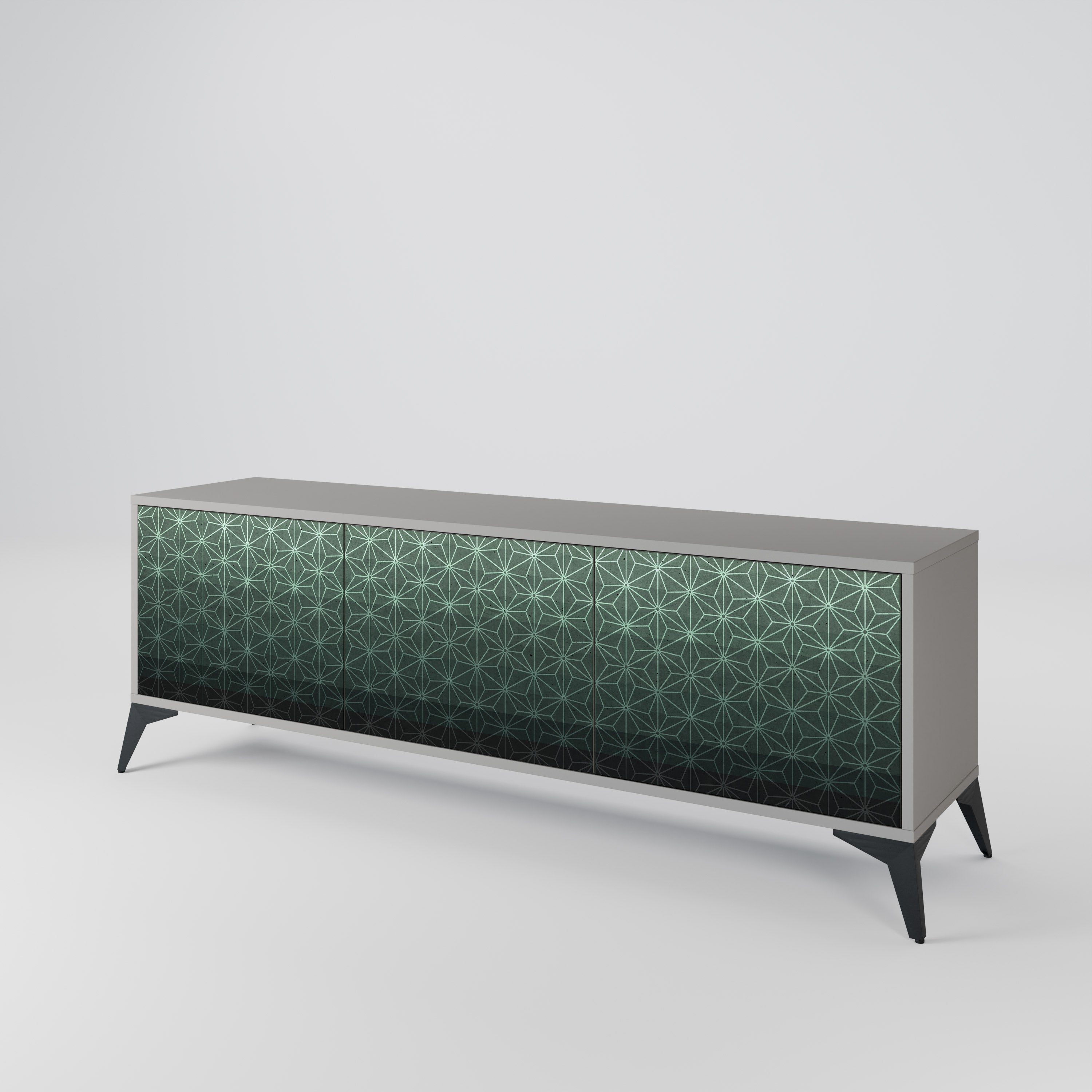 ORNAMENTAL GLIMMER 3-Door TV Cabinet