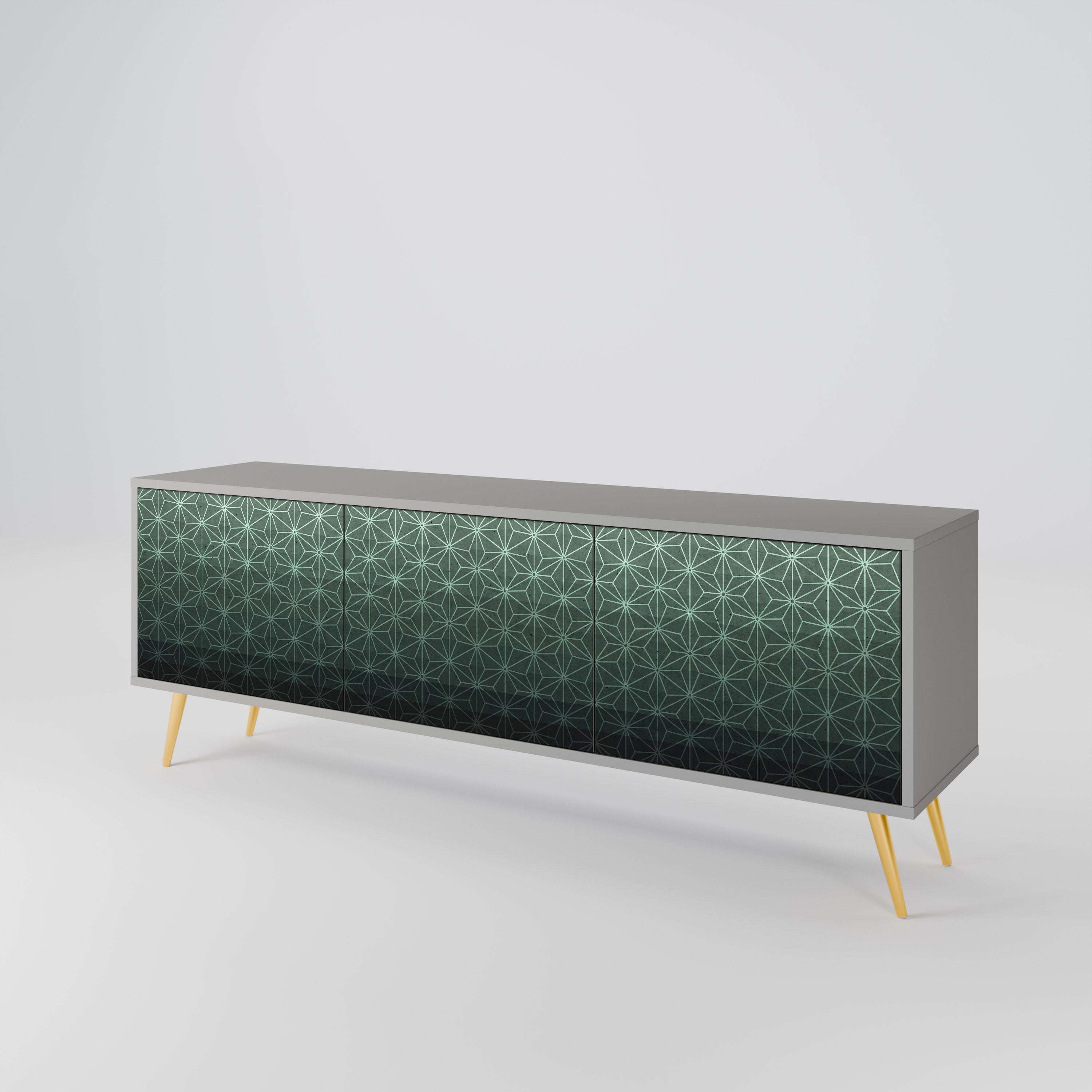 ORNAMENTAL GLIMMER 3-Door TV Cabinet