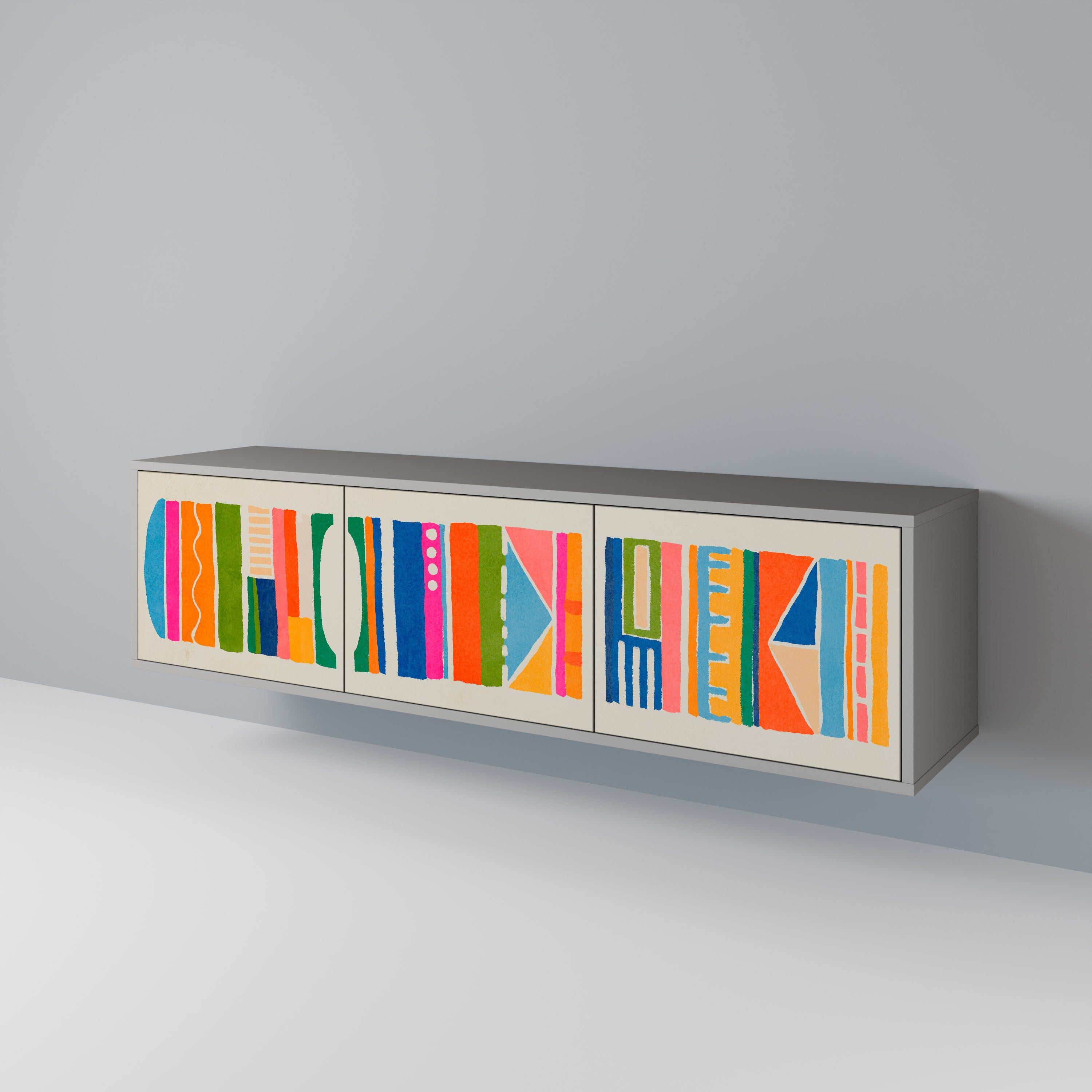 GEOMETRIC SHINE 3-Door TV Cabinet