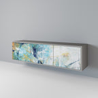 ABSTRACT THOUGHTS TV-Lowboard mit 3 Türen in Grau