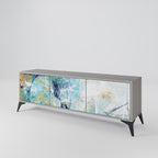 ABSTRACT THOUGHTS TV-Lowboard mit 3 Türen in Grau