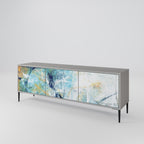 ABSTRACT THOUGHTS TV-Lowboard mit 3 Türen in Grau