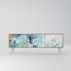 ABSTRACT THOUGHTS TV-Lowboard mit 3 Türen in Grau