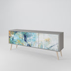 ABSTRACT THOUGHTS TV-Lowboard mit 3 Türen in Grau