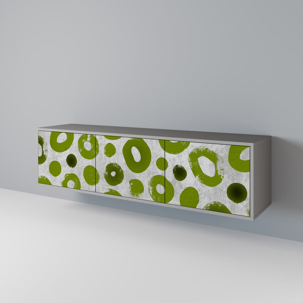 GREEN RHAPSODY TV-Lowboard mit 3 Türen in Grau