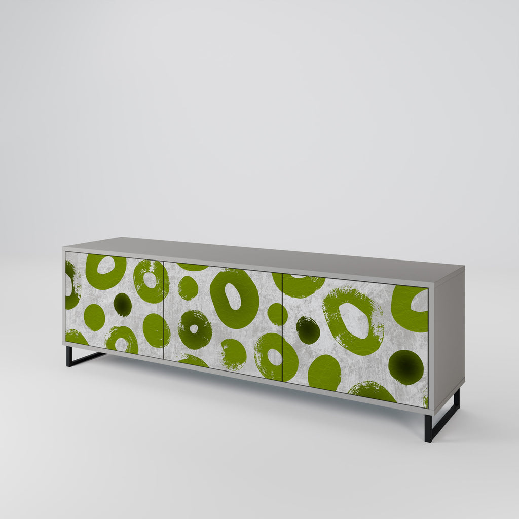 GREEN RHAPSODY TV-Lowboard mit 3 Türen in Grau