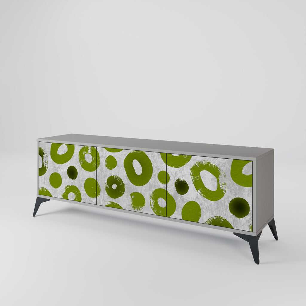 GREEN RHAPSODY TV-Lowboard mit 3 Türen in Grau