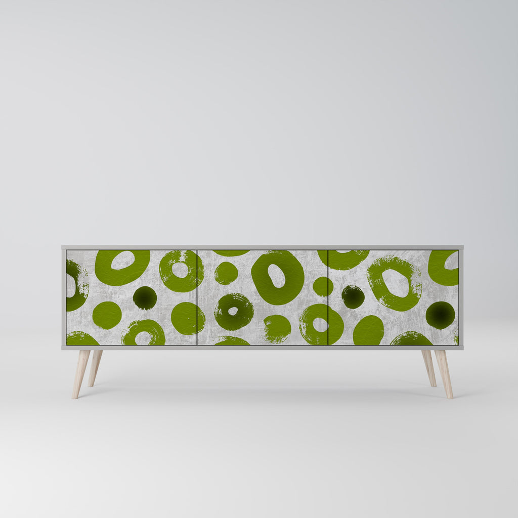 GREEN RHAPSODY TV-Lowboard mit 3 Türen in Grau