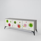 COLORFUL COSMOS TV-Lowboard mit 3 Türen in Grau