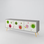 COLORFUL COSMOS TV-Lowboard mit 3 Türen in Grau