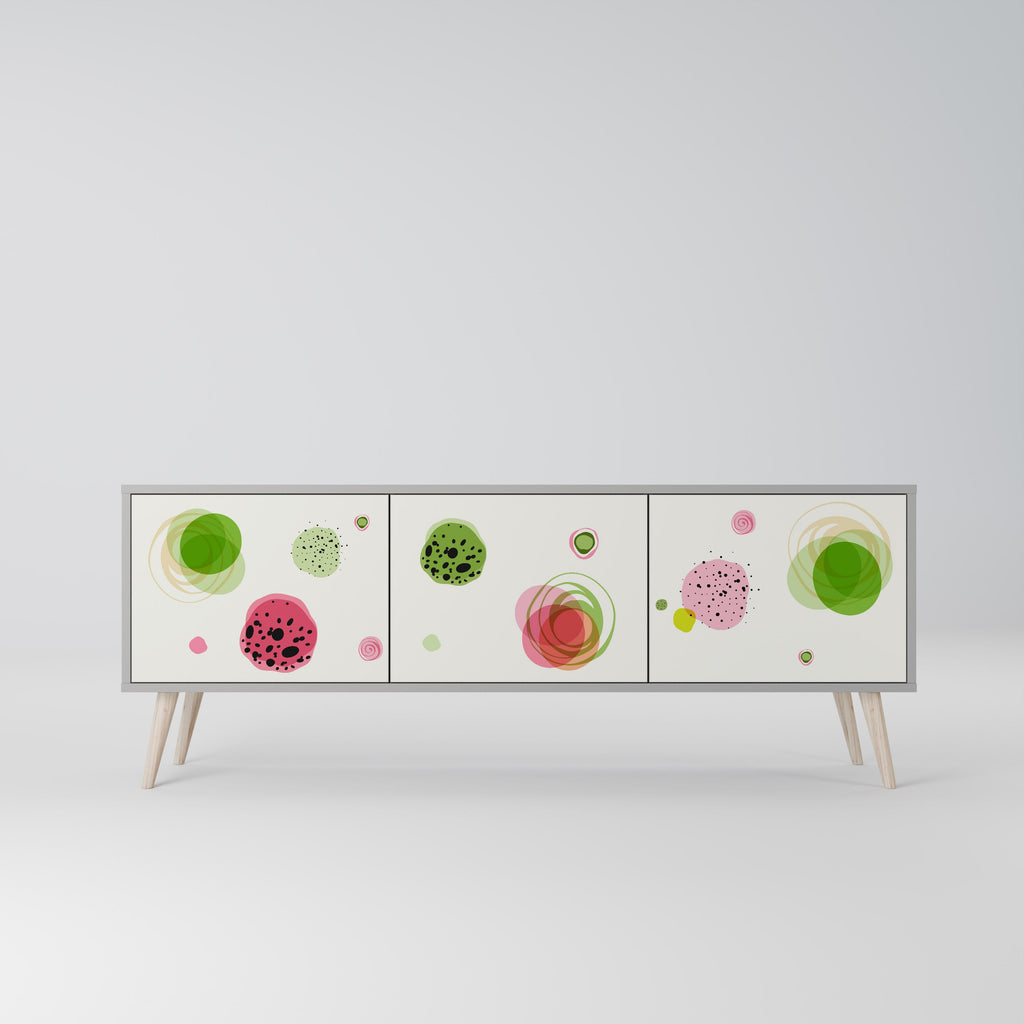 COLORFUL COSMOS TV-Lowboard mit 3 Türen in Grau