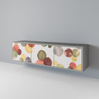 FLEETING HAPPINESS TV-Lowboard mit 3 Türen in Grau